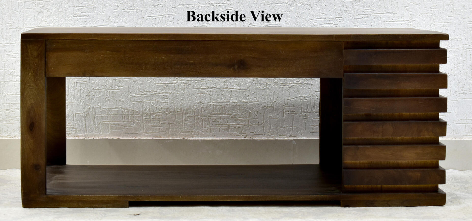 Tia Multipurpose Centre Coffee Hall Table - Dark Walnut - Image 5